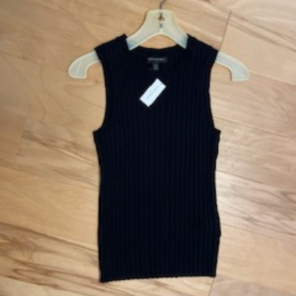 BR sweater shell in XS Black NWT